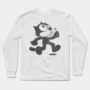 Felix The Cat - Retro Faded Design Long Sleeve T-Shirt